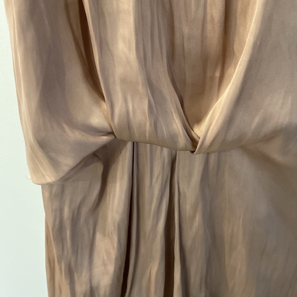 ANTHROPOLOGIE DOLAN LEFT COAST silk tank blush ruched blush pink - Picture 4 of 4